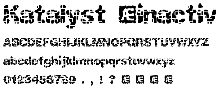 Katalyst [inactive] (BRK) font